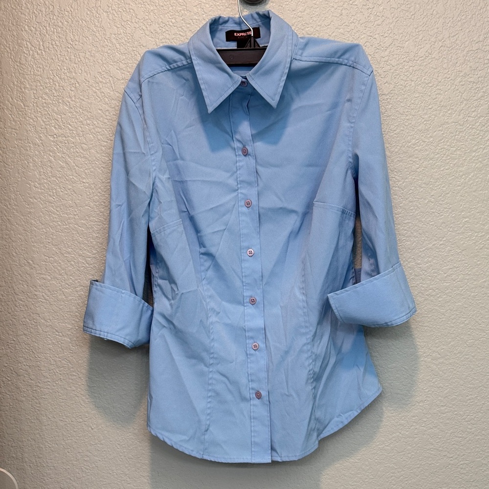 Express Sky Blue Women's Blouse